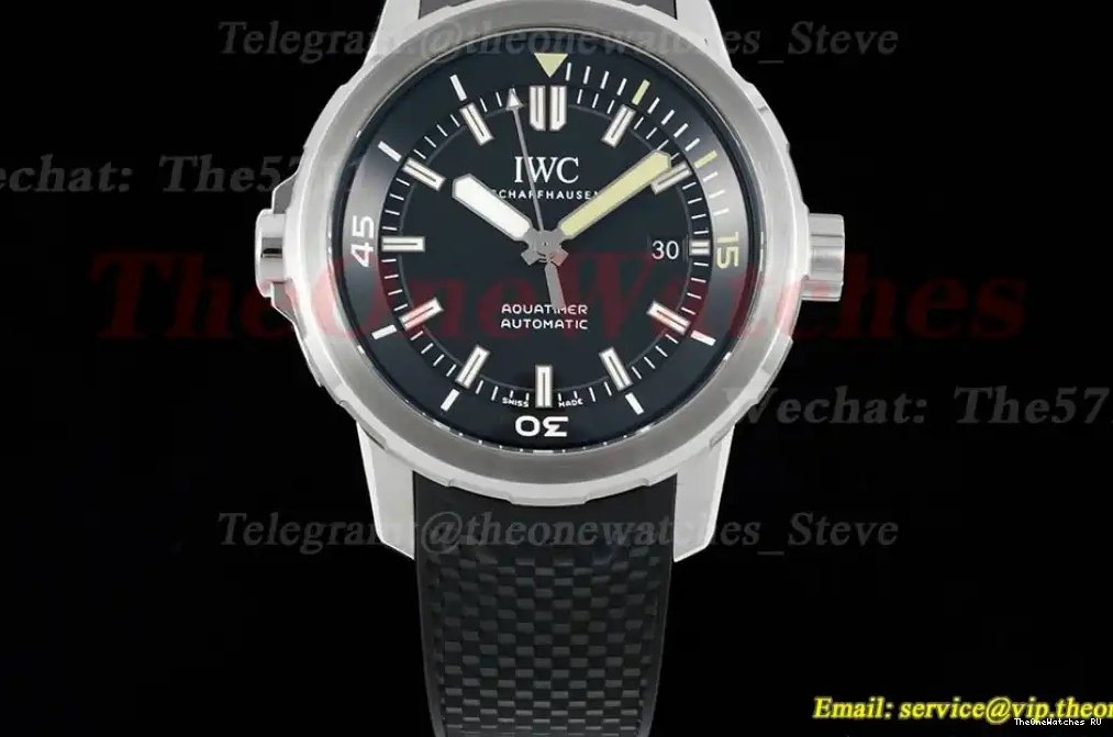 Black SS RU A2892 AquaTimer Stk IW3290 RSF 0505